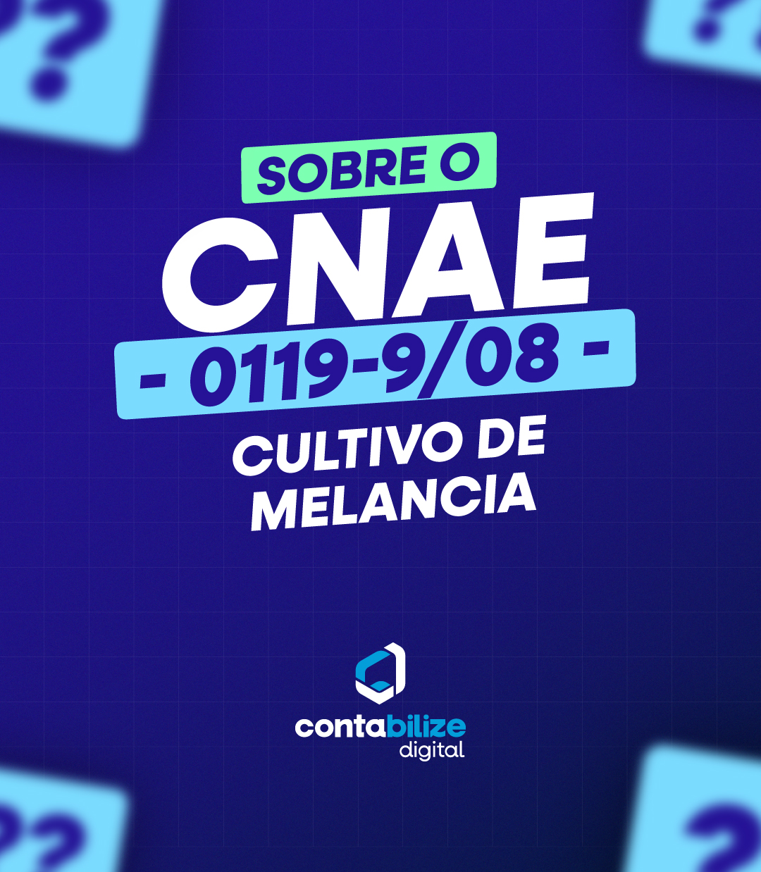 CNAE 0119-9/08 – Cultivo de melancia.
