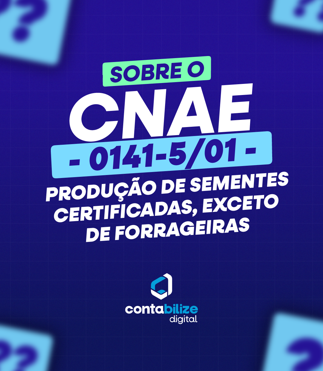 Produção de sementes certificadas, exceto de forrageiras