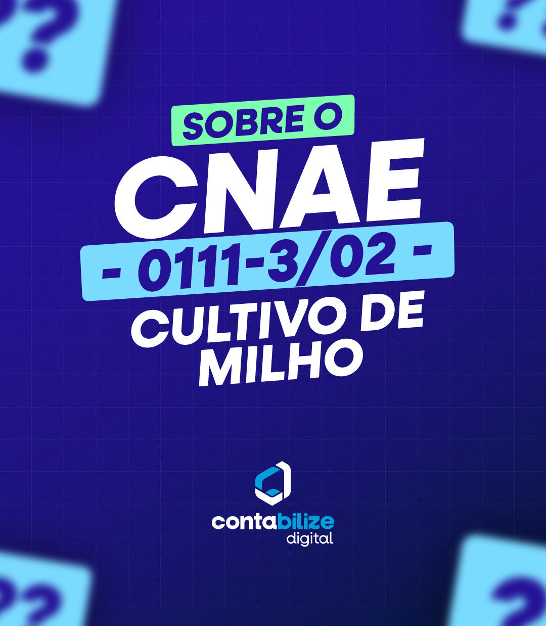 CNAE 0111-3/02 – Cultivo de milho.